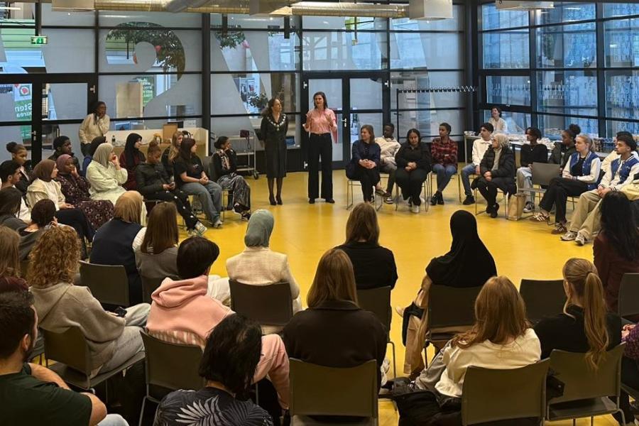 Bezoek van de burgemeester