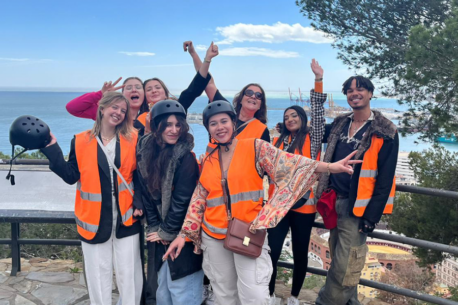 De studenten in Malaga