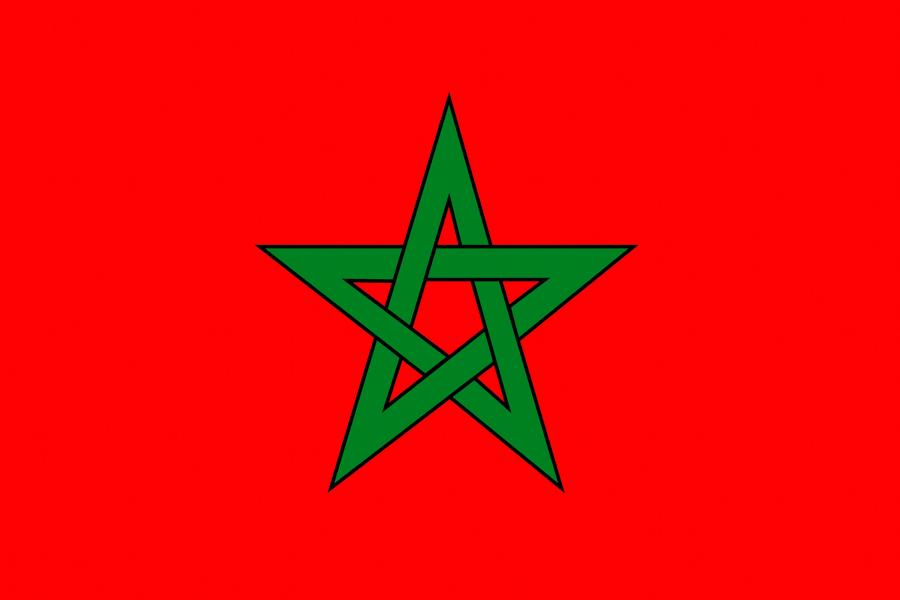 Vlag Marokko