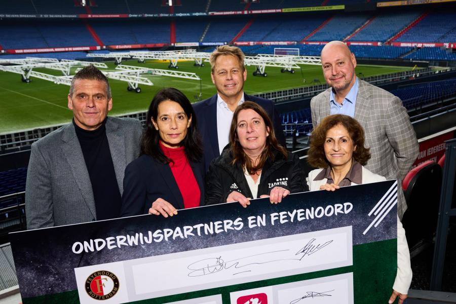 Feyenoord en Rotterdamse onderwijsinstellingen verlengen samenwerking