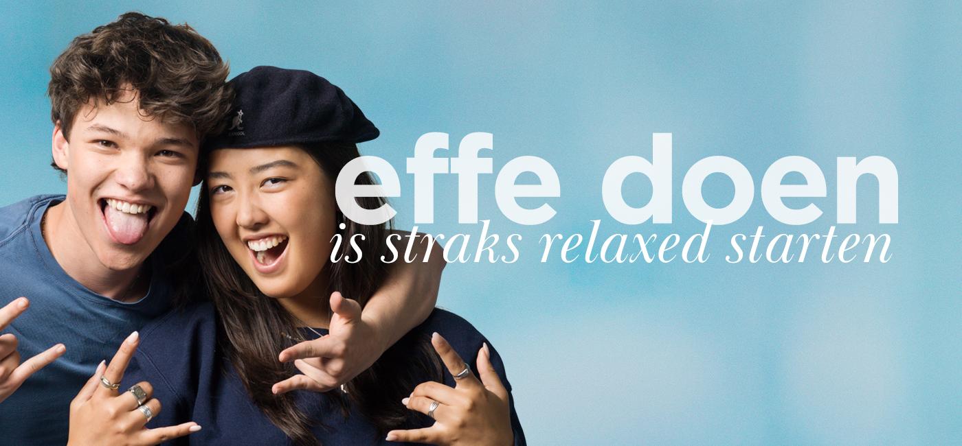 Effe doen - is straks relaxed starten