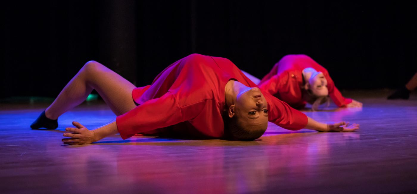 Dansers van Albeda Danscollege tijdens Play in de Doelen