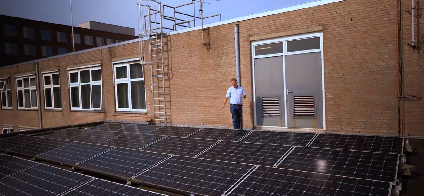 Zonnepanelen op de locatie Haastrechtstraat