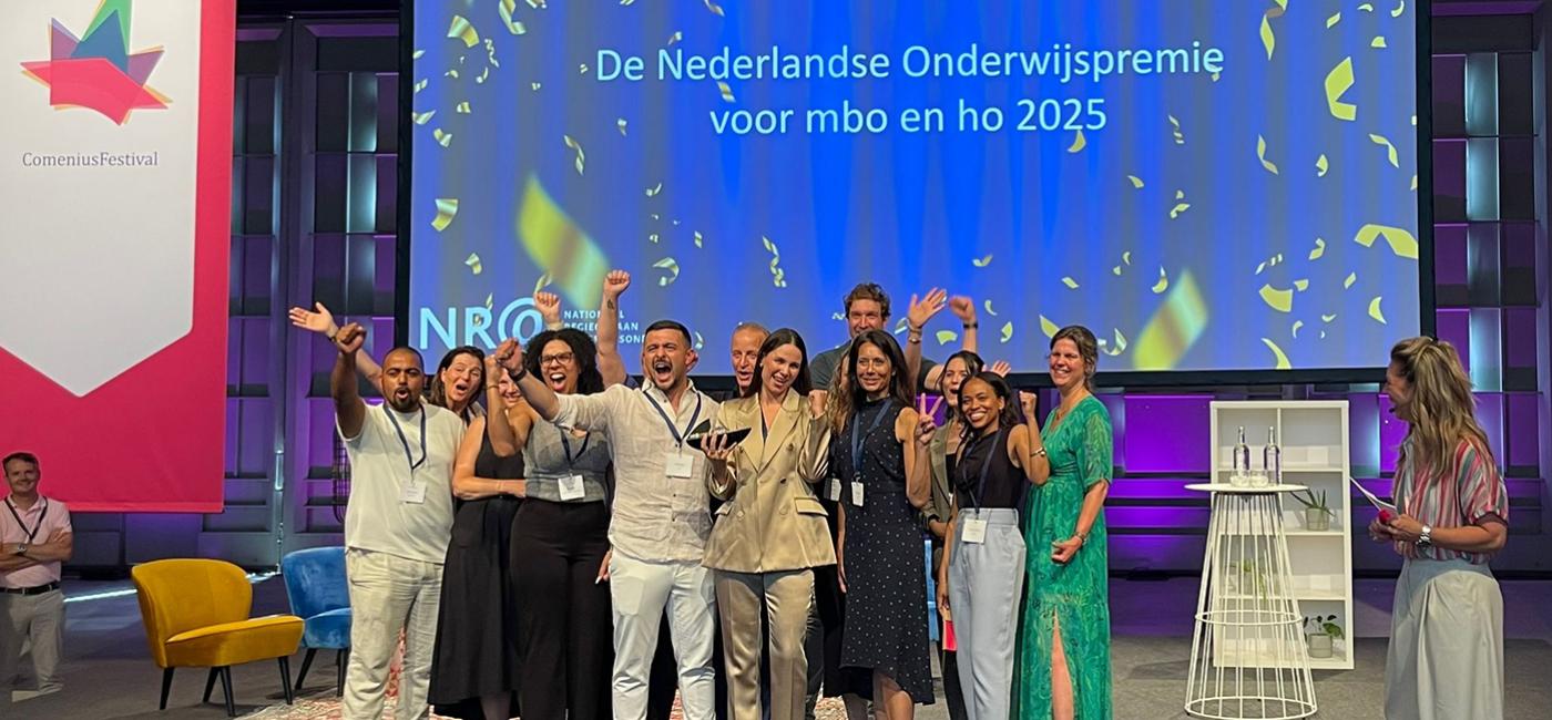 Albeda medewerkers tonen prijs