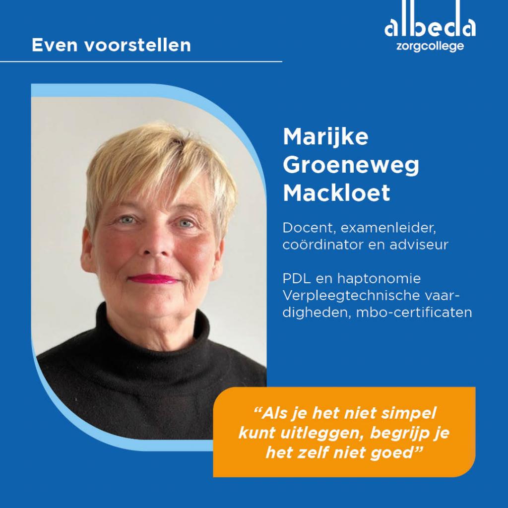 Marijke Groeneweg Mackloet